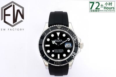EW Factory Replica Rolexes J21  Ice Blue Luminous 42MM Watch